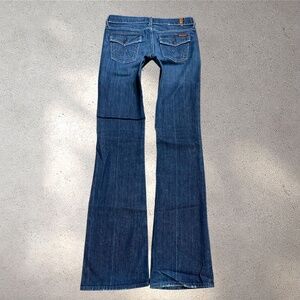7 For All Mankind Low Rise Bootcut Jeans